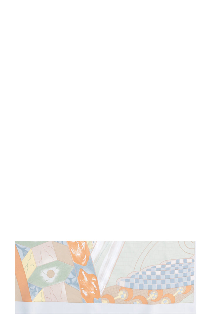 HERMÈS Trophées de Venise Carré 90 Silk