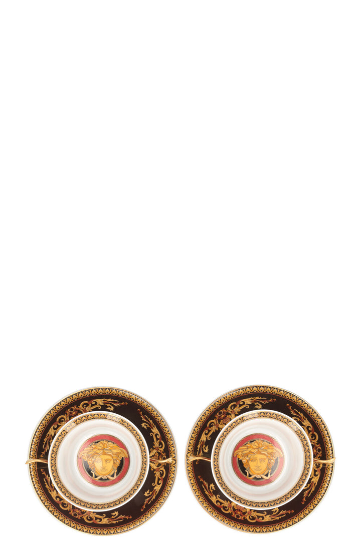 VERSACE Medusa Set of 30 Red Black