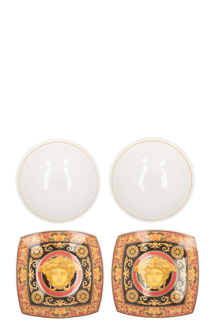 VERSACE Medusa Set of 30 Red Black