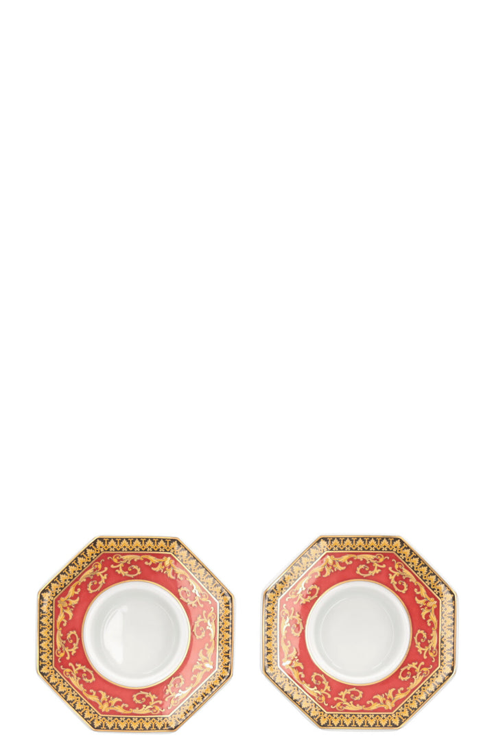 VERSACE Medusa Set of 30 Red Black