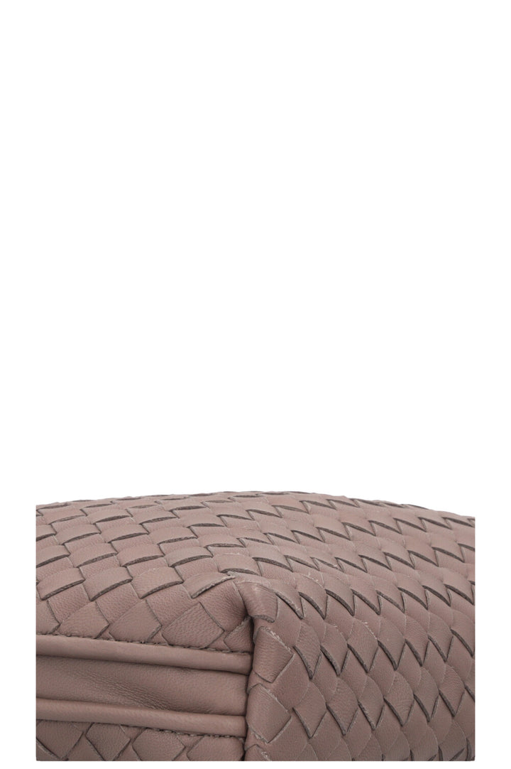 BOTTEGA VENETA Nodini Crossbody Bag Intrecciato Taupe