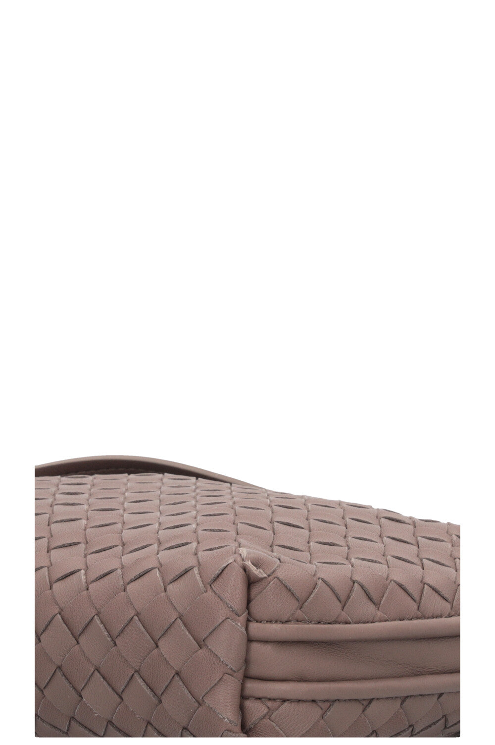 BOTTEGA VENETA Nodini Crossbody Bag Intrecciato Taupe