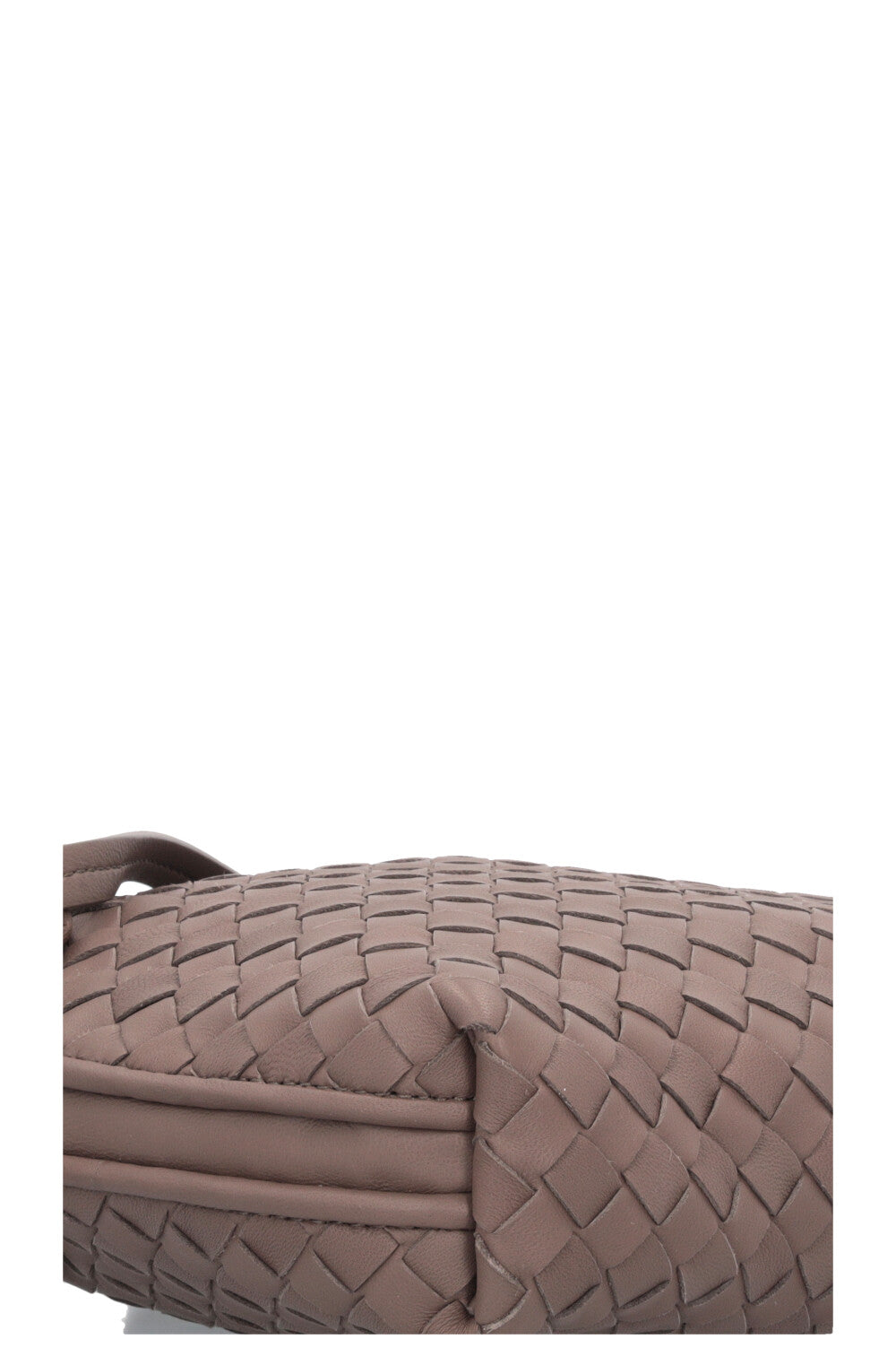 BOTTEGA VENETA Nodini Crossbody Bag Intrecciato Taupe