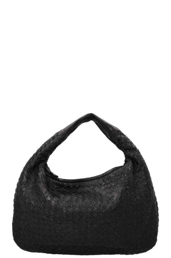 BOTTEGA VENETA Petit sac hobo Intrecciato Noir