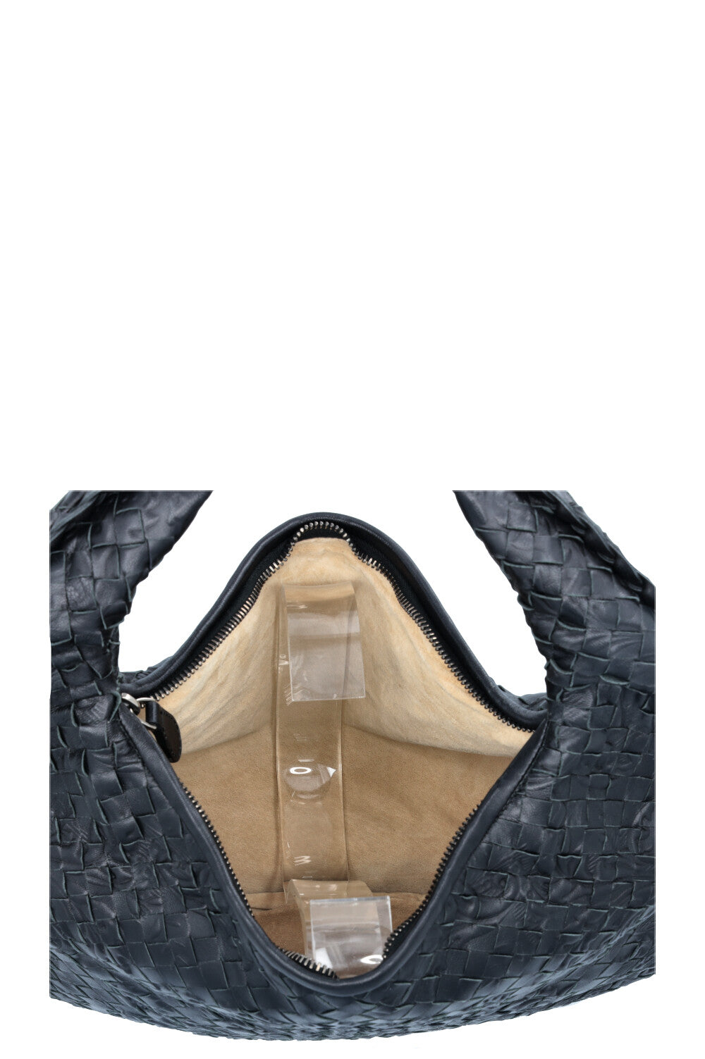 BOTTEGA VENETA Intrecciato Small Hobo Bag Black