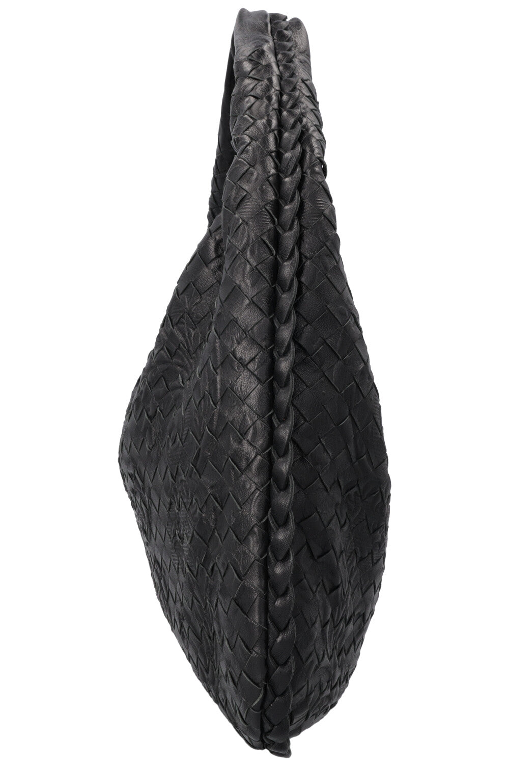 BOTTEGA VENETA Intrecciato Small Hobo Bag Black