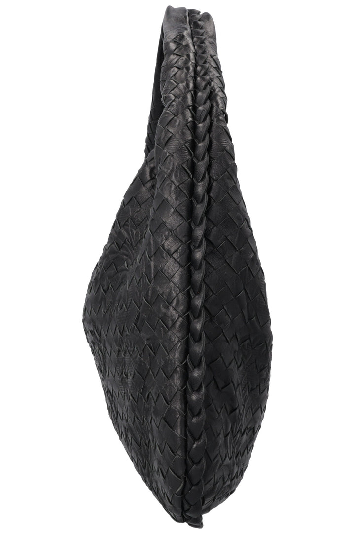 BOTTEGA VENETA Intrecciato Small Hobo Bag Black