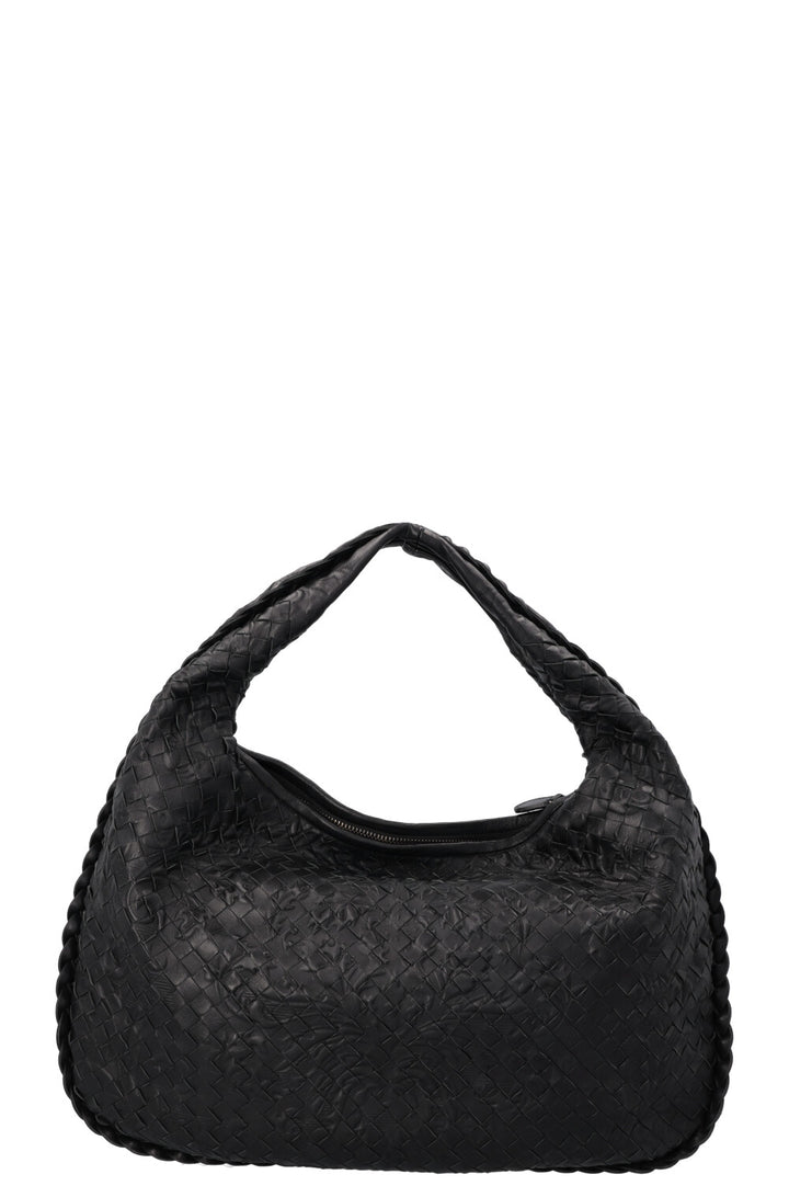 BOTTEGA VENETA Intrecciato Small Hobo Bag Black