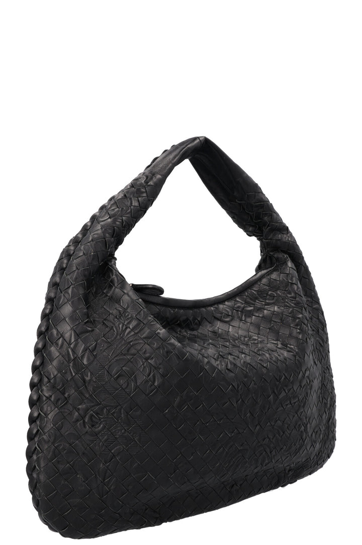 BOTTEGA VENETA Intrecciato Small Hobo Bag Black