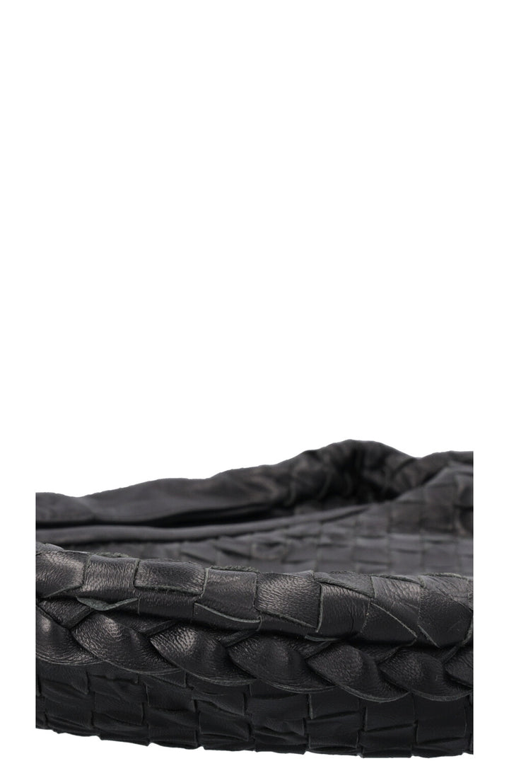 BOTTEGA VENETA Intrecciato Small Hobo Bag Black