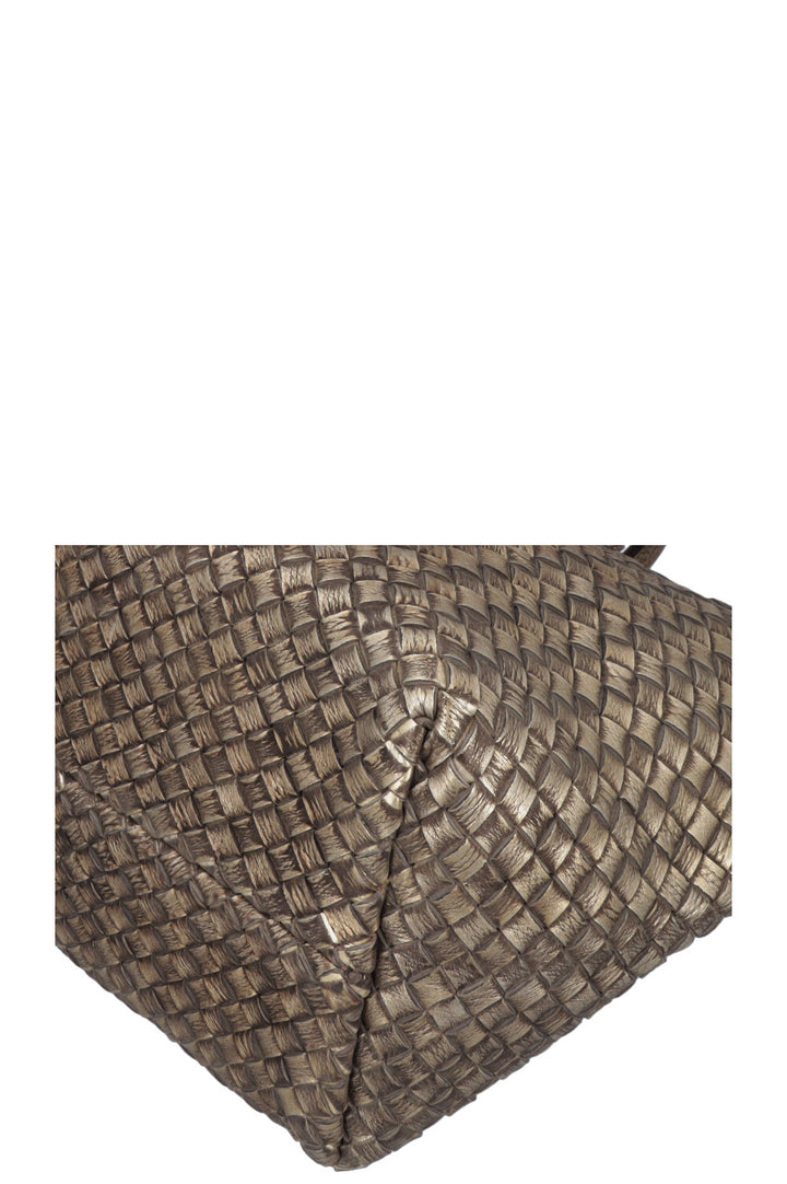 BOTTEGA VENETA Cabat Tote Bag Intrecciato Gold