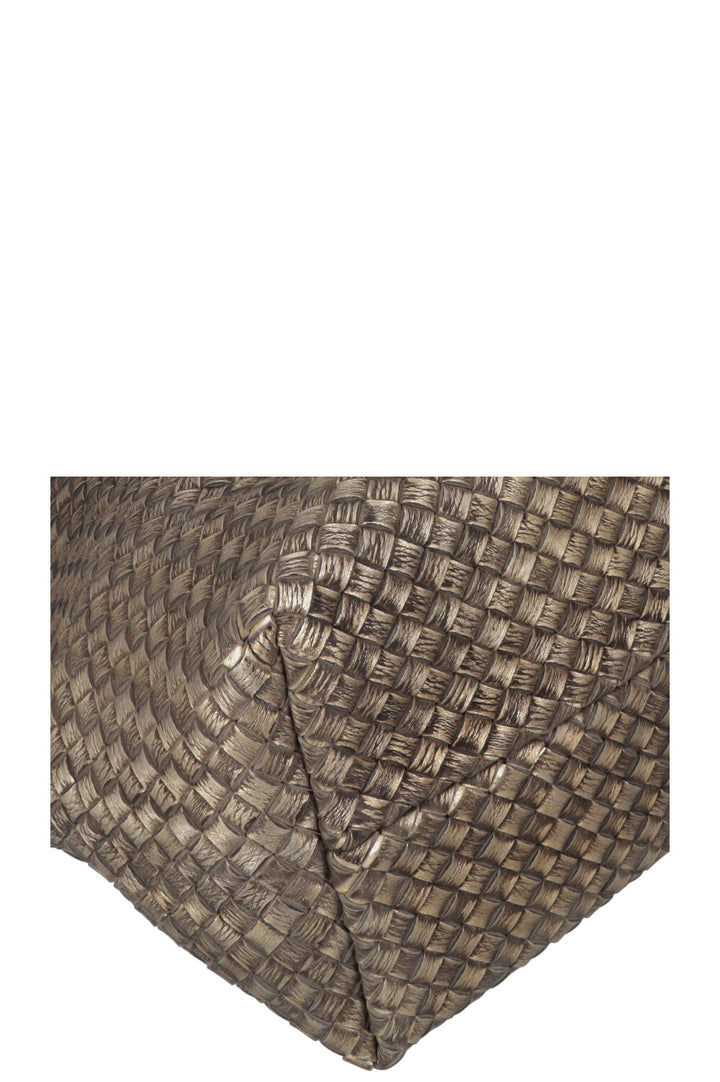 BOTTEGA VENETA Cabat Tote Bag Intrecciato Gold