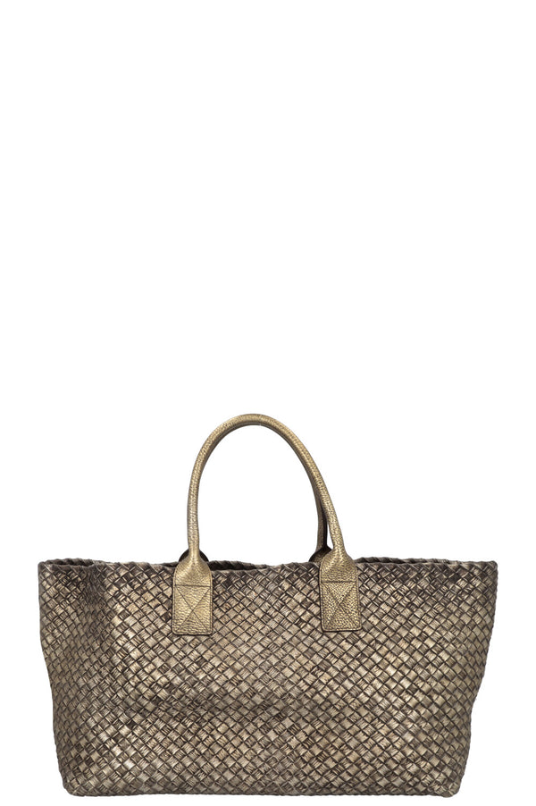 BOTTEGA VENETA Cabat Tote Bag Intrecciato Gold