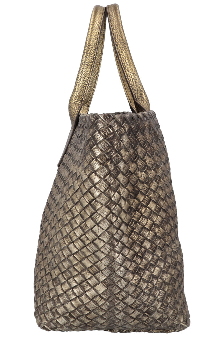 BOTTEGA VENETA Cabat Tote Bag Intrecciato Gold