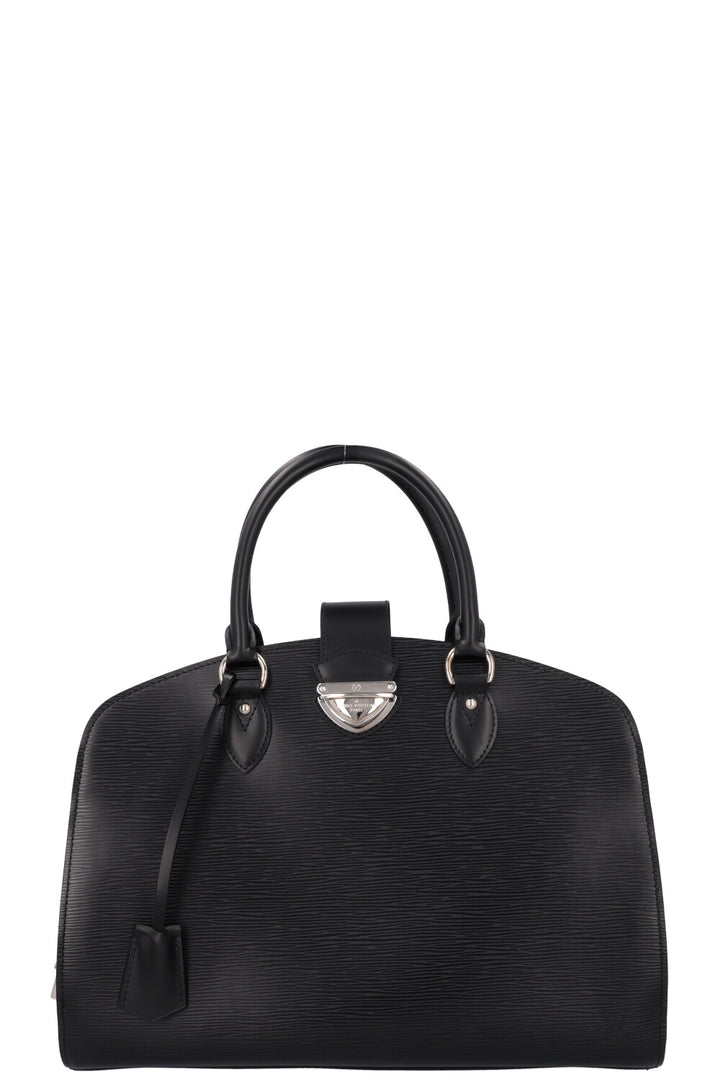 LOUIS VUITTON Pont Neuf GM Top Handle Bag Black Epi