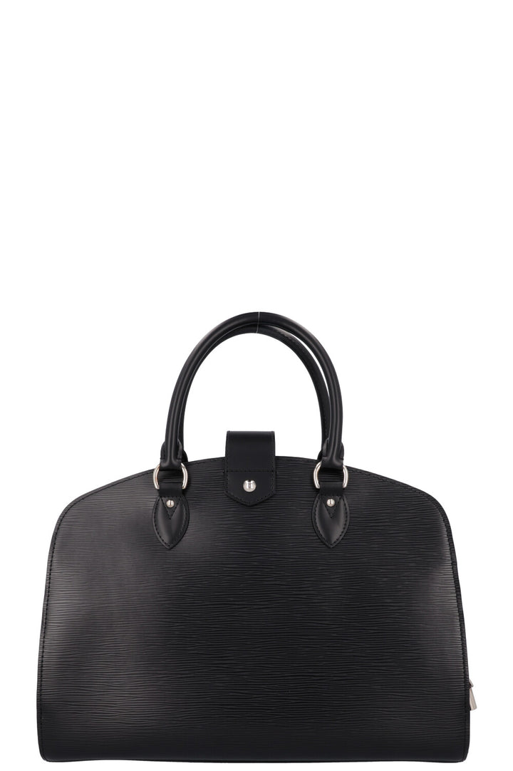 LOUIS VUITTON Pont Neuf GM Top Handle Bag Black Epi