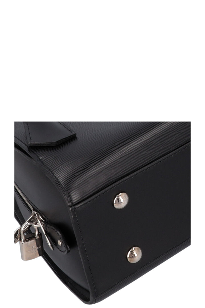 LOUIS VUITTON Pont Neuf GM Top Handle Bag Black Epi
