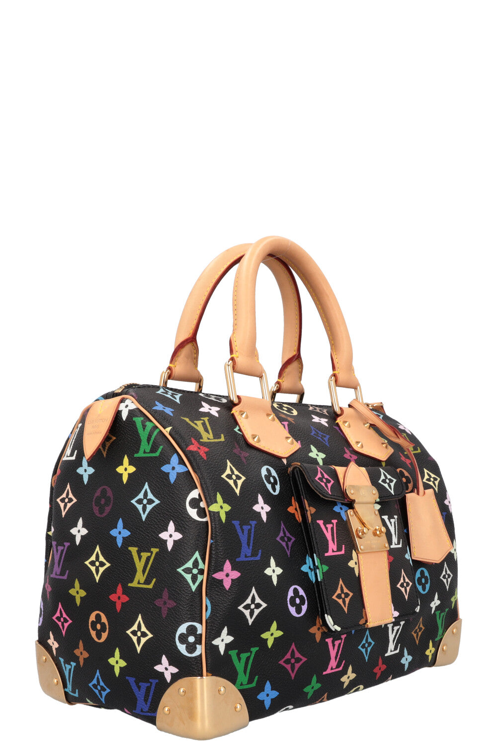 LOUIS VUITTON Speedy 30 Murakami Multicolor Black