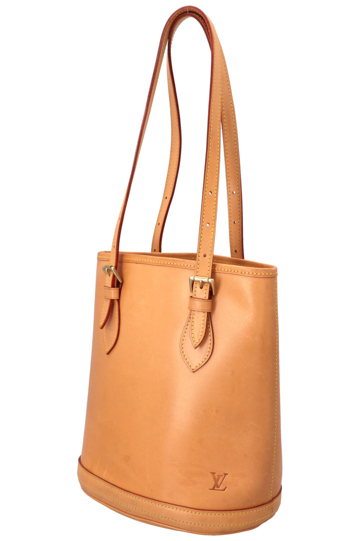 LOUIS VUITTON Petit Bucket Bag Nomade Beige