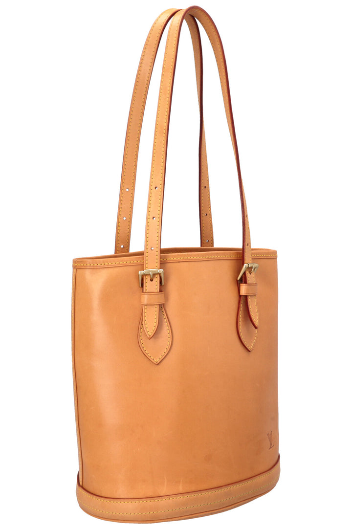LOUIS VUITTON Petit Bucket Bag Nomade Beige