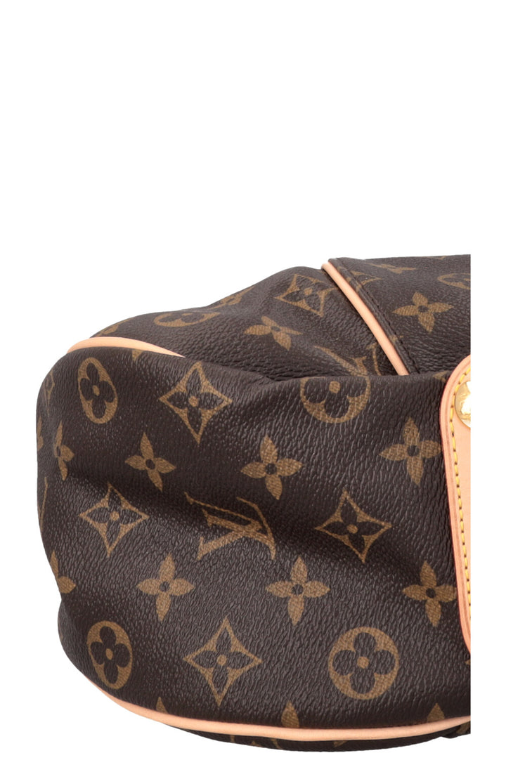 LOUIS VUITTON Galleria PM Hobo Bag MNG Canvas