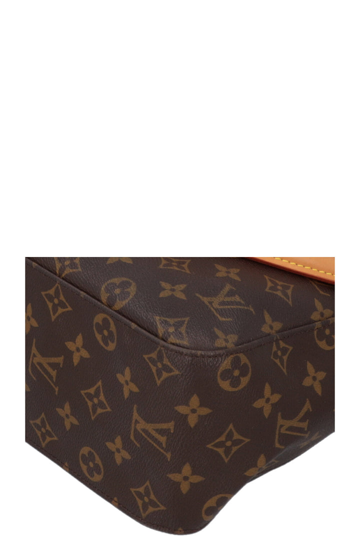 LOUIS VUITTON Looping Shoulder Bag MNG Canvas