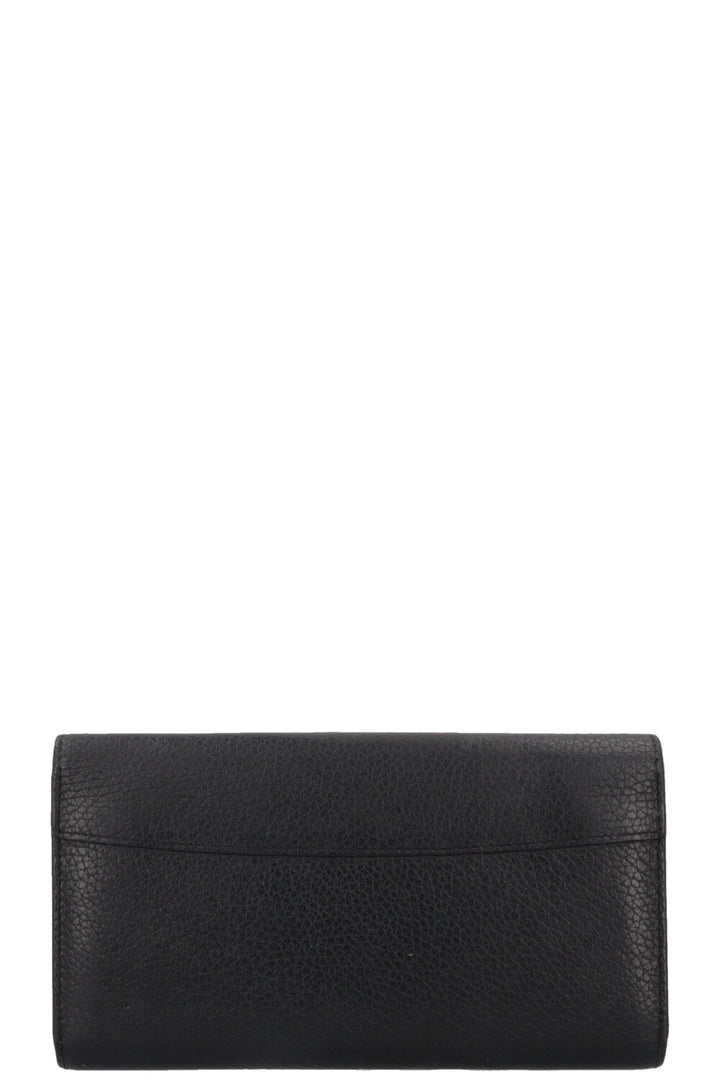 LOUIS VUITTON Capucines Wallet Black Taurillon