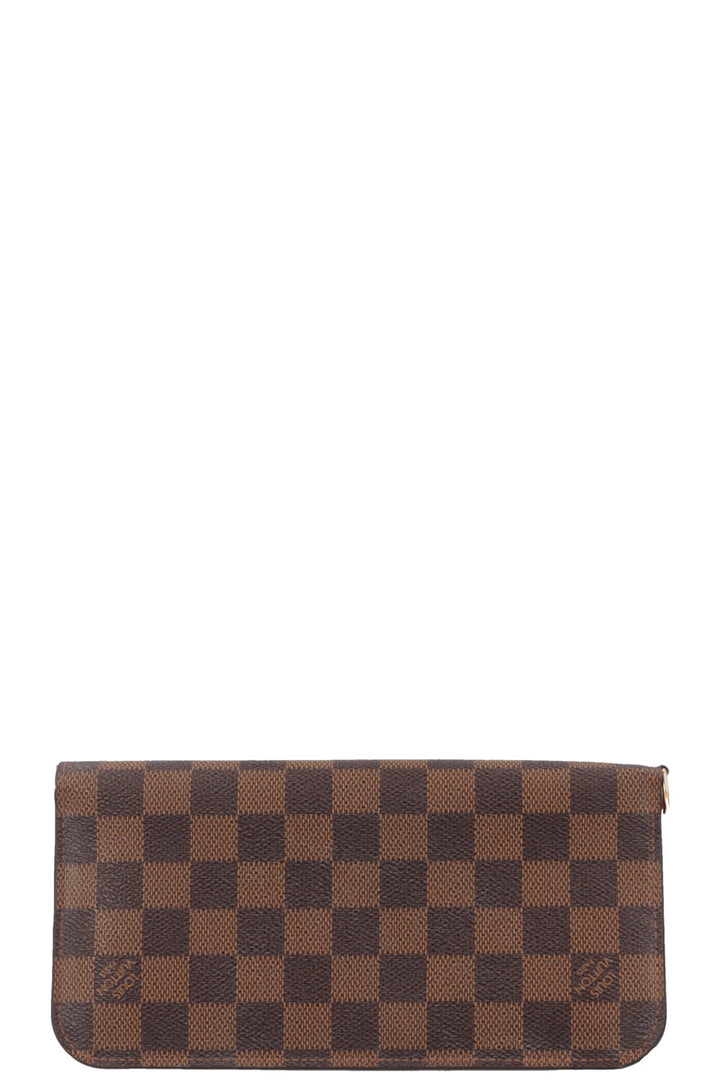 LOUIS VUITTON Insolite Wallet Damier Ebene Red