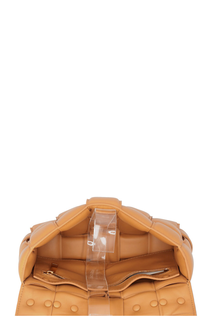 BOTTEGA VENETA Chain Cassette Crossbody Bag Camel