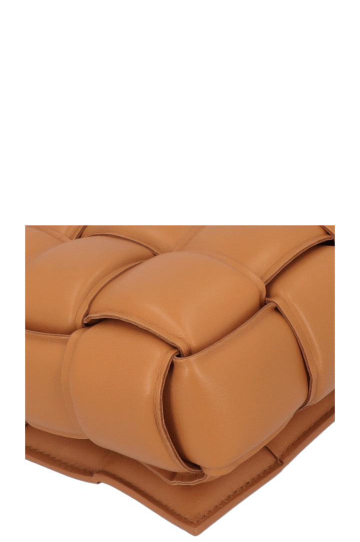BOTTEGA VENETA Chain Cassette Crossbody Bag Camel