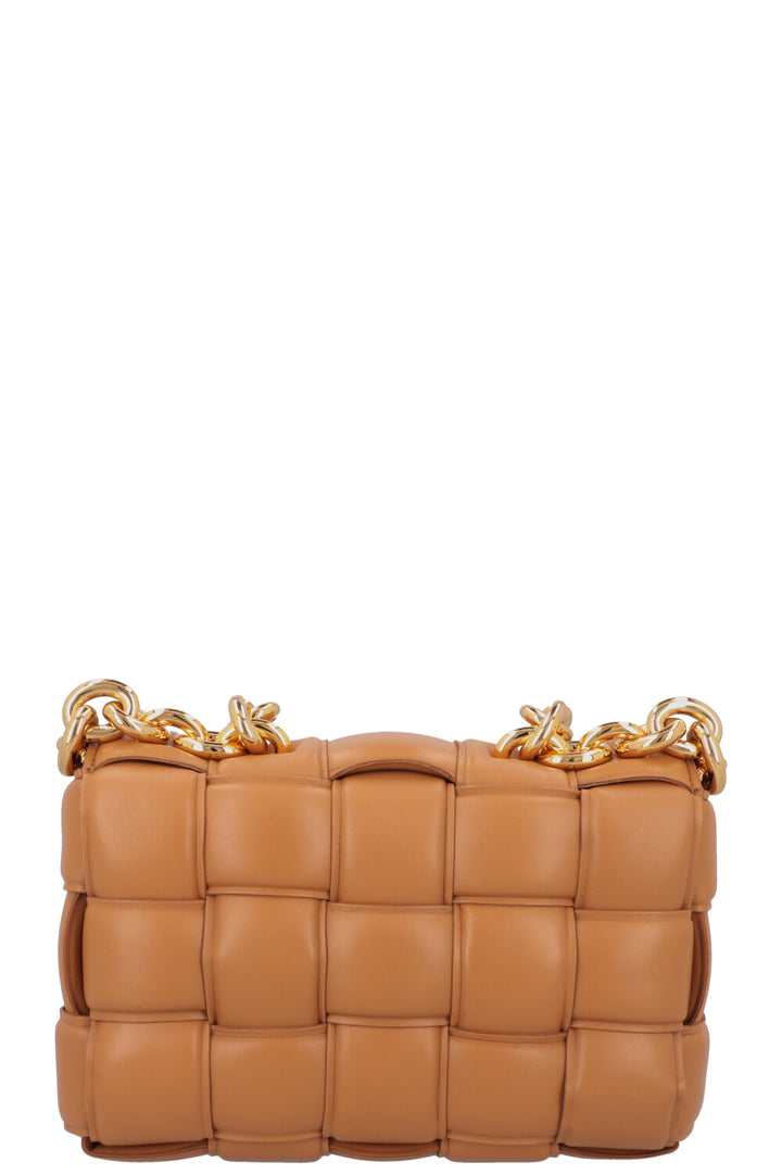 BOTTEGA VENETA Chain Cassette Crossbody Bag Camel