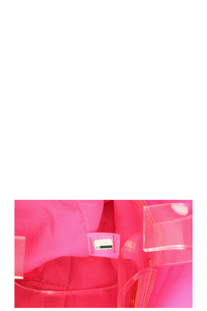 CHANEL 19 Medium Crossbody Bag Neon Pink Canvas