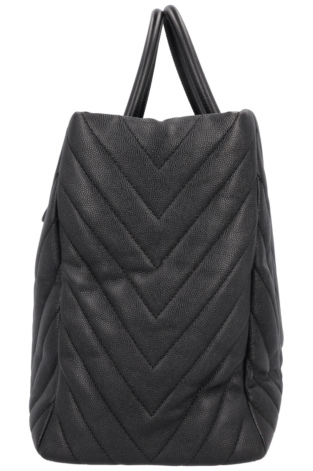 CHANEL Executive 2 Way Tote Bag Leather Black