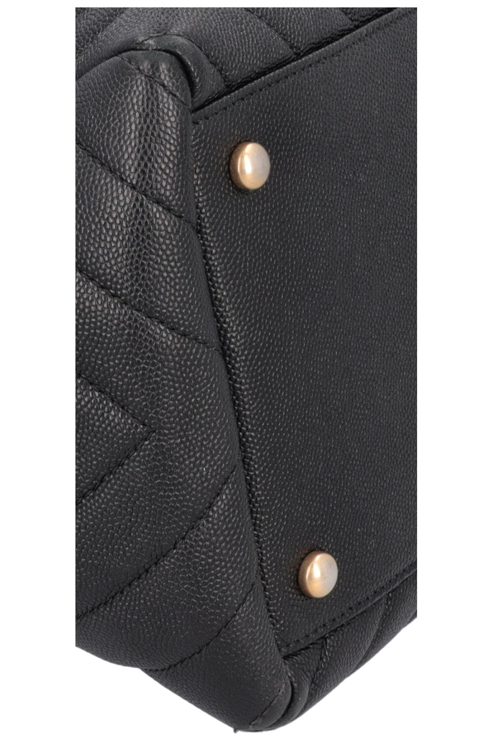 CHANEL Executive 2 Way Tote Bag Leather Black