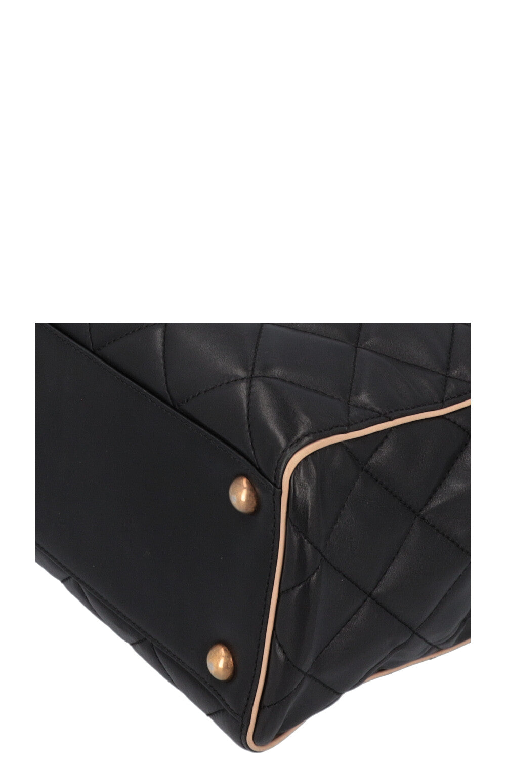 CHANEL Portobello Tote Bag Black Beige