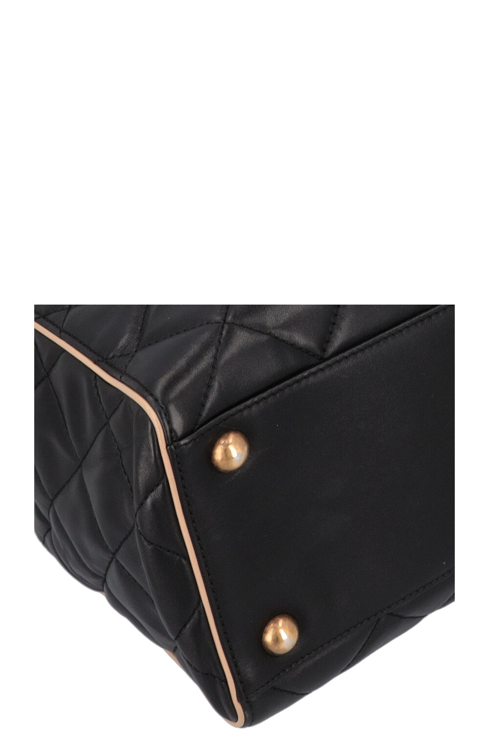 CHANEL Portobello Tote Bag Black Beige