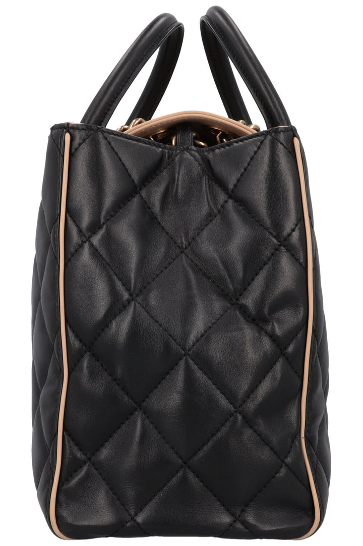 CHANEL Portobello Tote Bag Black Beige