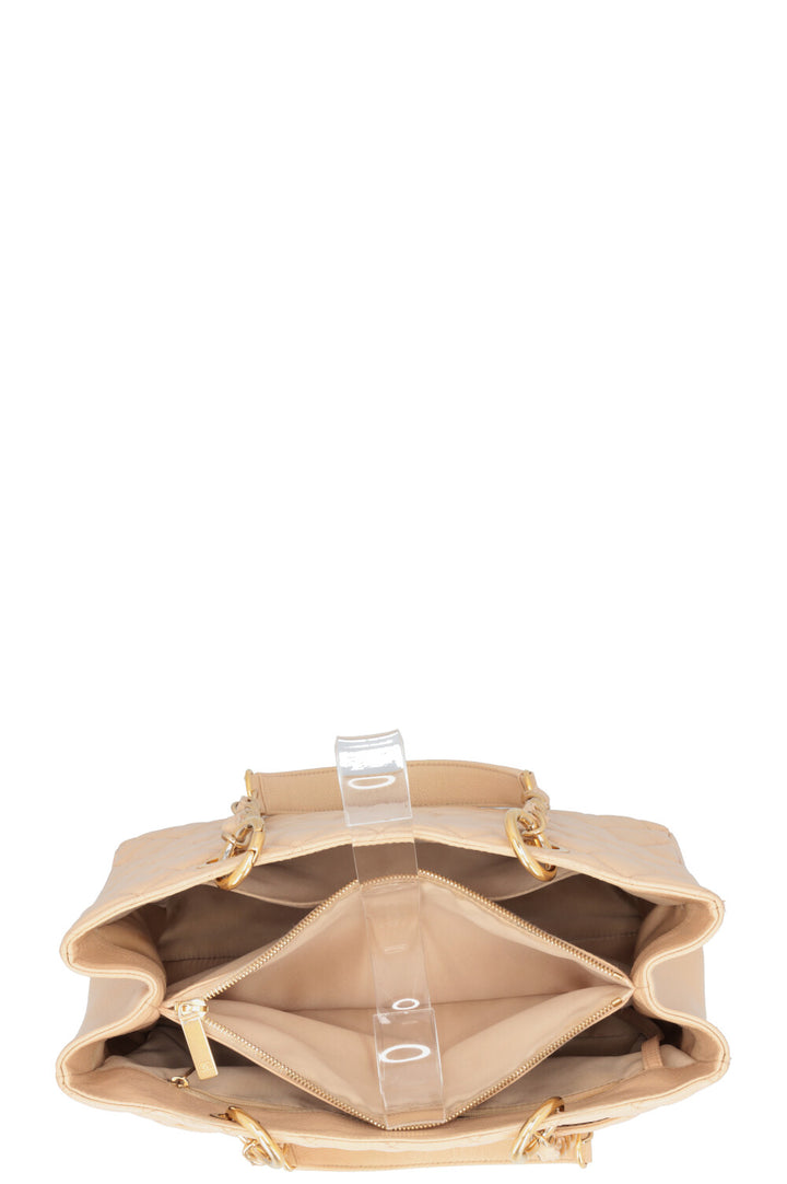 CHANEL GST Tote Bag Beige Caviar