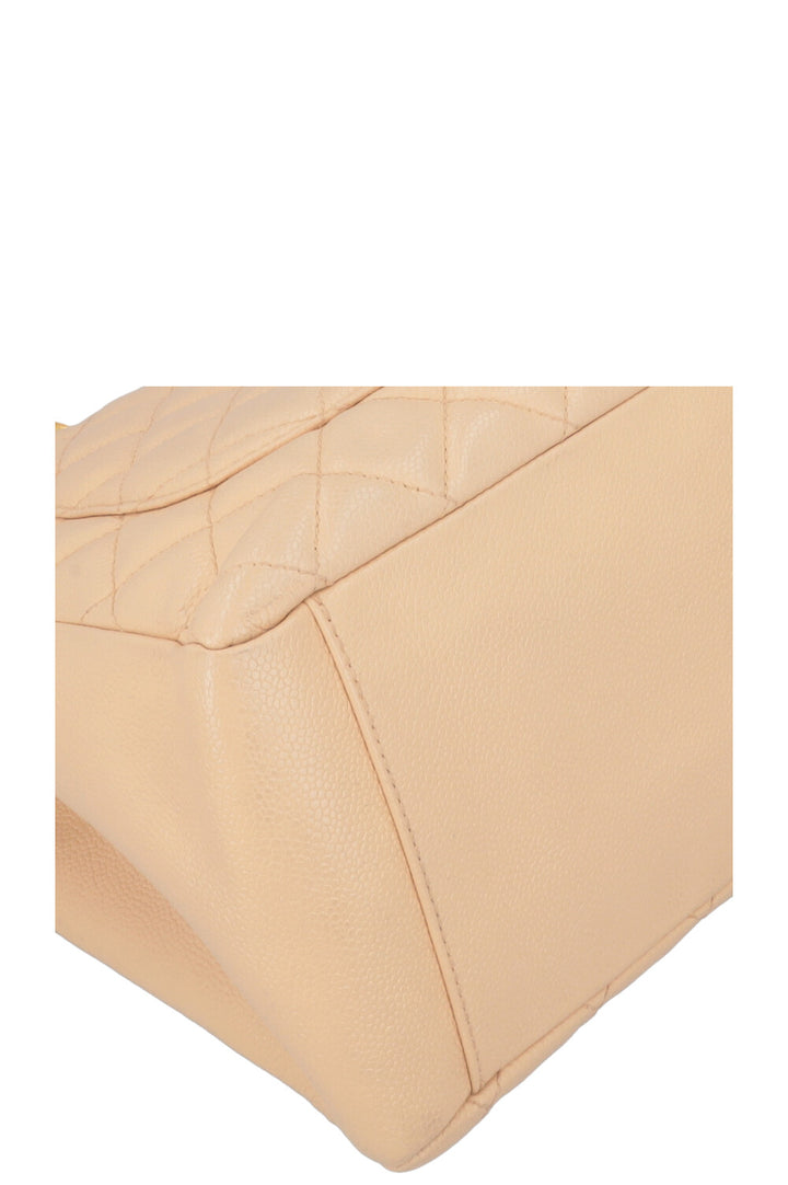 CHANEL GST Tote Bag Beige Caviar