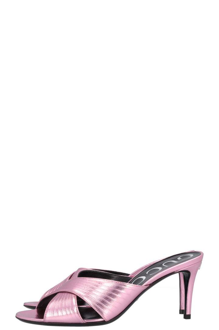 GUCCI Heels Metallic Pink