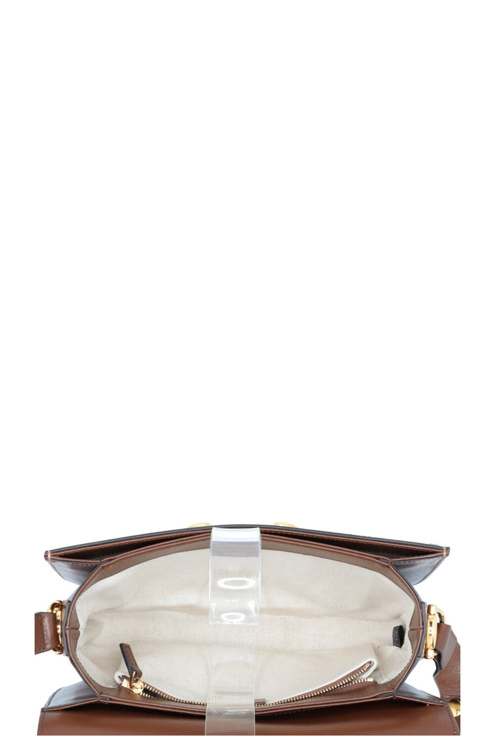 GUCCI Horsebit 1955 Supreme Canvas Shoulder Bag