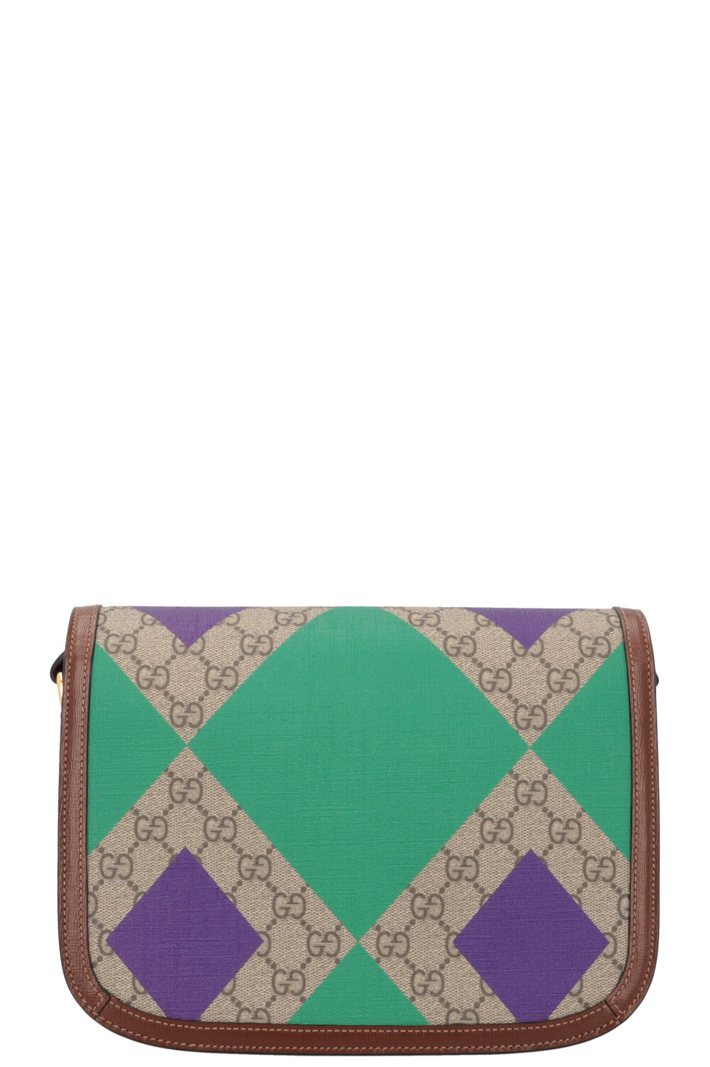 GUCCI Horsebit 1955 Supreme Canvas Shoulder Bag
