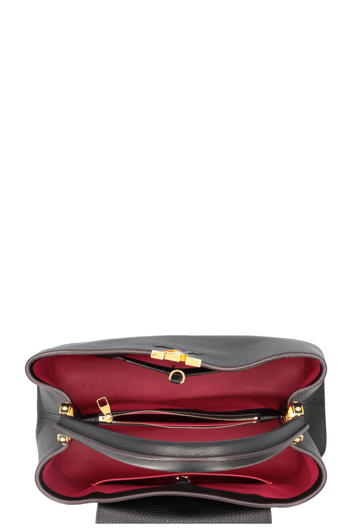 LOUIS VUITTON Capucine GM Handbag Black