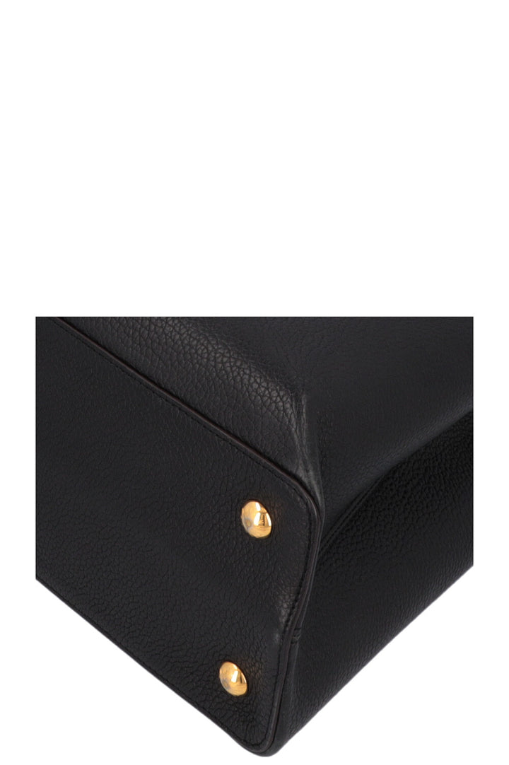 LOUIS VUITTON Capucine GM Handbag Black