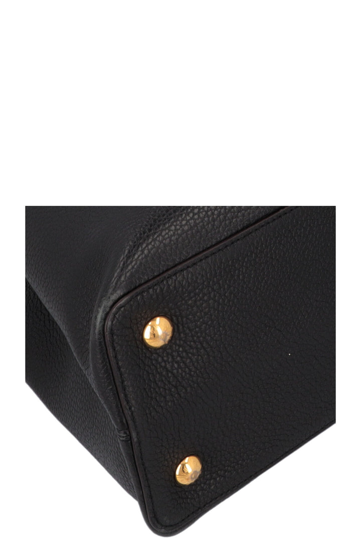 LOUIS VUITTON Capucine GM Handbag Black