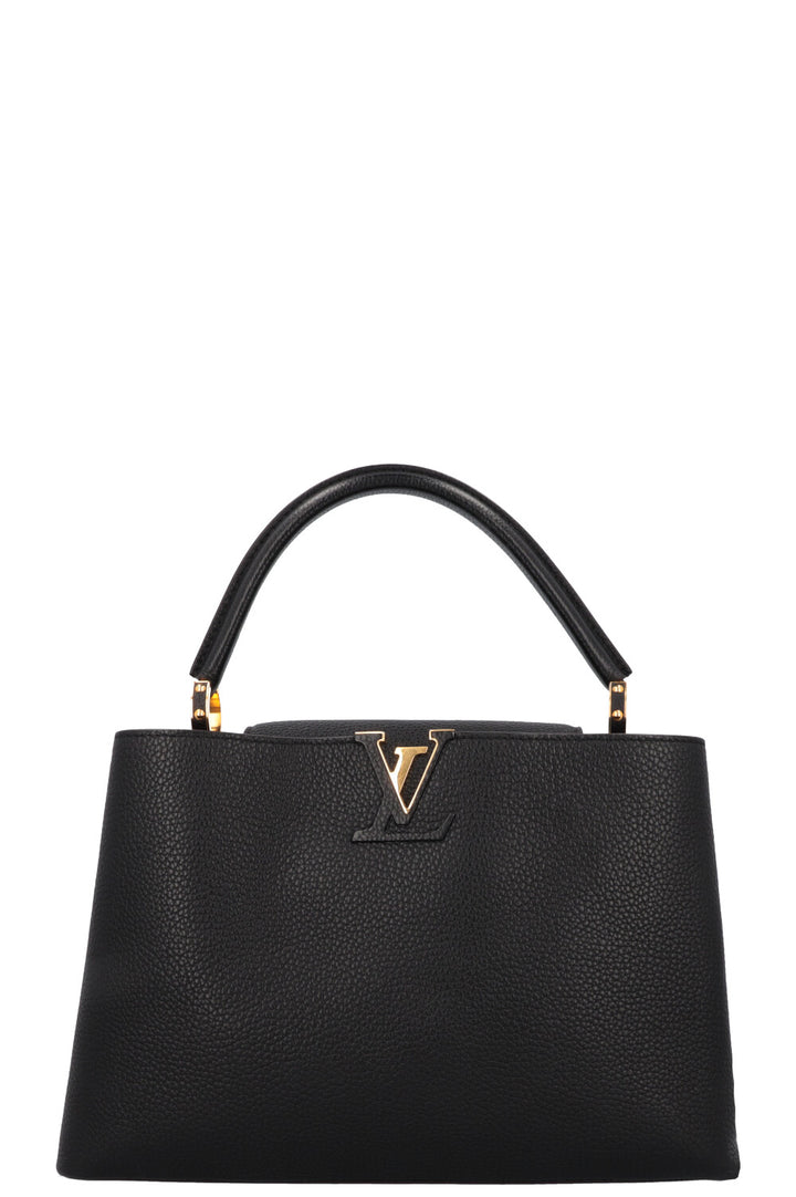 LOUIS VUITTON Capucine GM Handbag Black