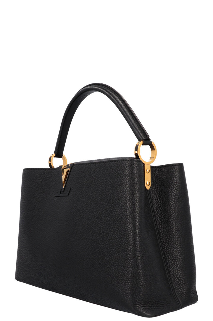 LOUIS VUITTON Capucine GM Handbag Black