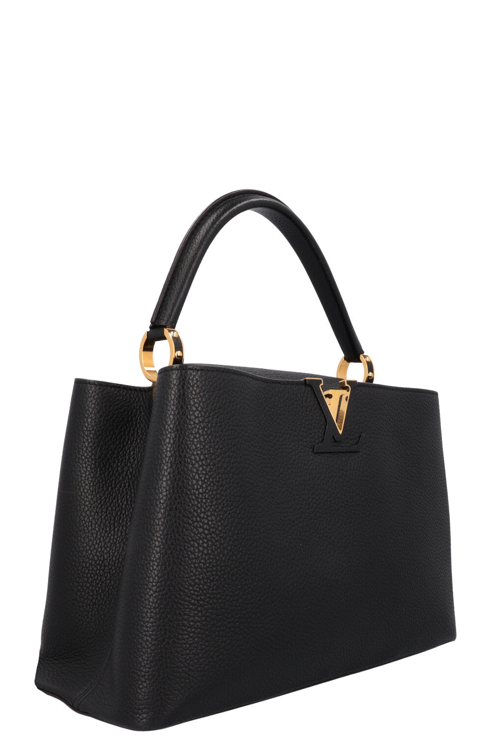 LOUIS VUITTON Capucine GM Handbag Black