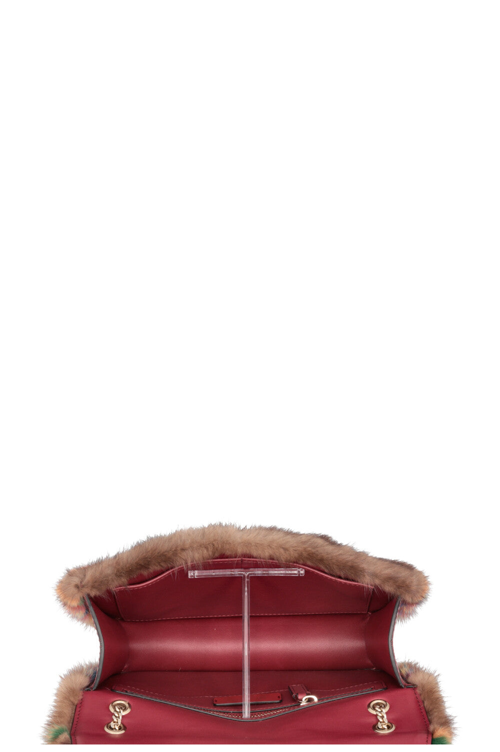 Sac bandoulière VALENTINO en vison marron multicolore