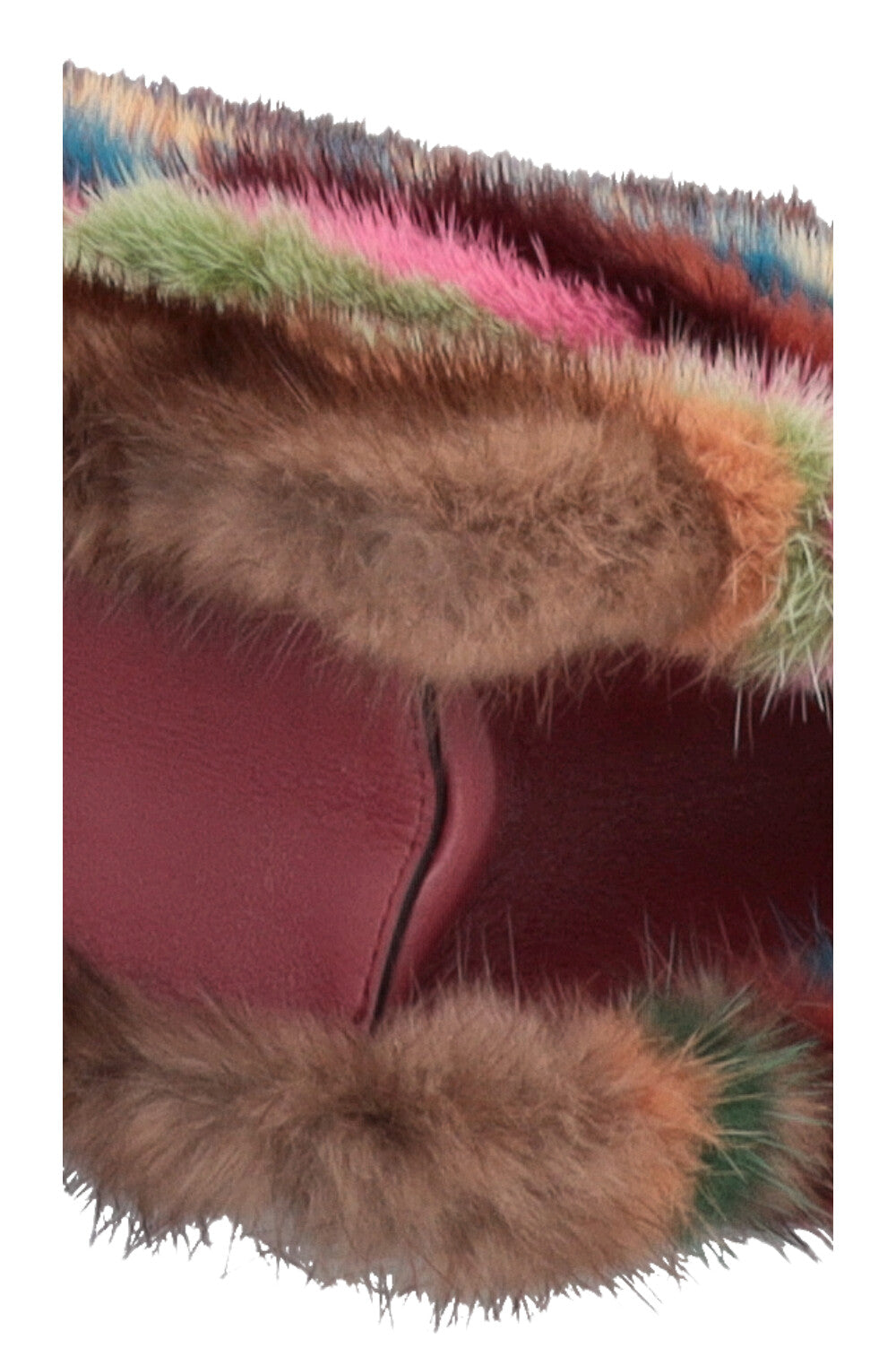 Sac bandoulière VALENTINO en vison marron multicolore